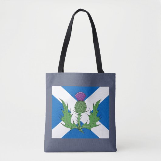 Tote Bag Thistle écossais et sel (Devant)