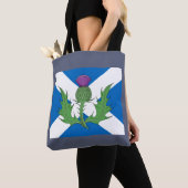 Tote Bag Thistle écossais et sel (De près)