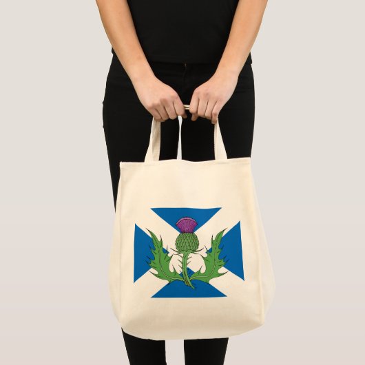 Tote Bag Thistle écossais et sel (Devant (produit))
