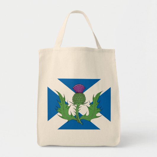 Tote Bag Thistle écossais et sel (Devant)