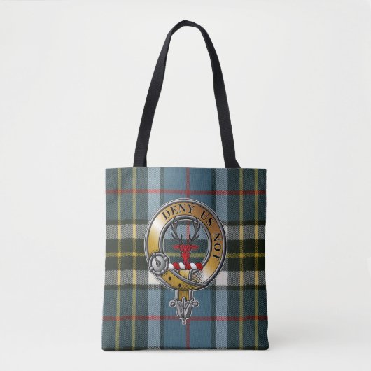 Tote Bag Thomson Tartan & Badge (Devant)