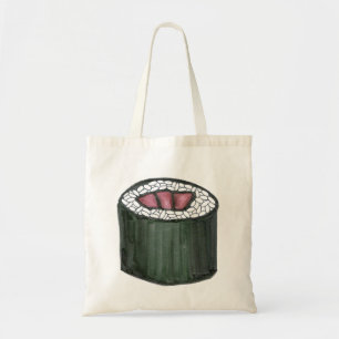 Tote Bag Thon Sushi Roll Japonais Nourriture Maki Poisson F