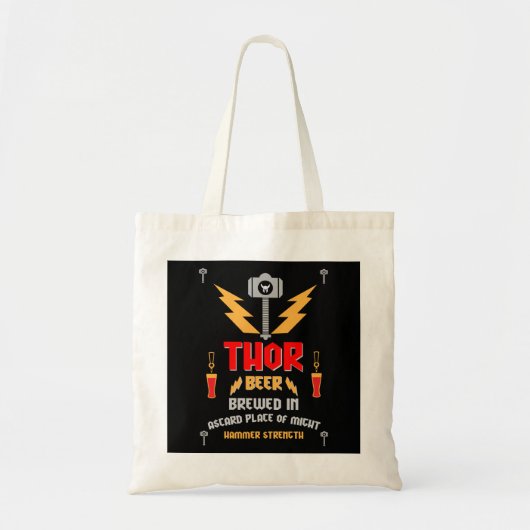 Tote Bag Thor Bière Paganisme germanique (Devant)