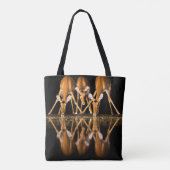Tote Bag Three Impala Drink Together at Night (Dos)