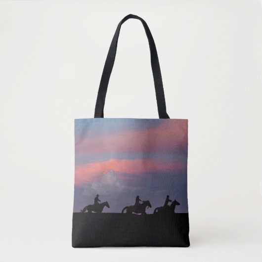 Tote Bag Three Riders, One Horizon (Devant)