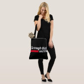 Tote Bag Through thick and thin (Sur le modèle)