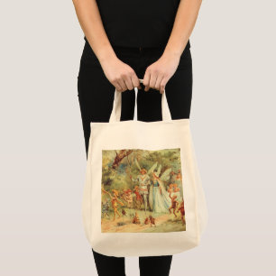 Tote Bag Thumbelina et Prince Mariage, contes Vintages de f