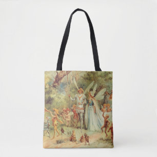 Tote Bag Thumbelina et Prince Mariage, contes Vintages de f