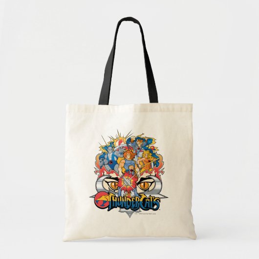 Tote Bag ThunderCats | Firey Group Graphic (Devant)