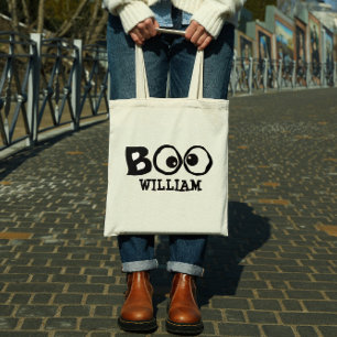 Tote Bag Tic d'Halloween ou traiter Whimsical mignon oeil f