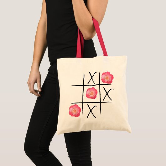 Tote Bag Tic-Tac-Rose Tote (Devant (produit))