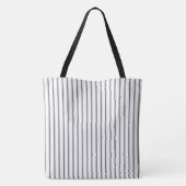 Tote Bag Ticking Stripes Style classique moderne (Dos)