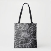 TOTE BAG TIE DYE BLACK WHITE (Devant)