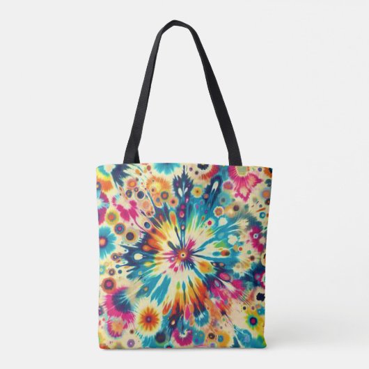 Tote Bag Tie Dye Pop Art (Dos)