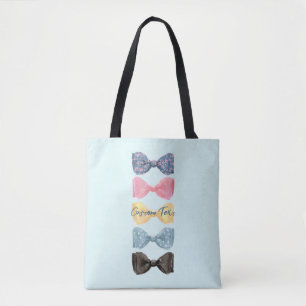 Tote Bag Ties papillons personnalisés