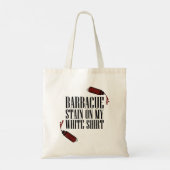Tote Bag Tige barbecue sur mon blanc (Dos)