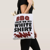 Tote Bag Tige barbecue sur mon blanc (De près)