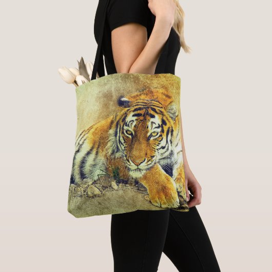 Tote Bag Tiger (De près)