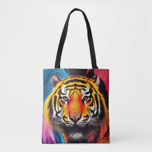 Tote Bag Tiger Animal Discovery Aventure Nature Planet Ea (Devant)