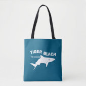 Tote Bag Tiger Beach - Bahamas | Plongée avec requins (Devant)