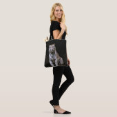 TOTE BAG TIGER BLANC (Sur le modèle)