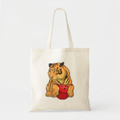 Tote Bag Tiger Bowling Bowling boule (Devant)
