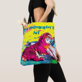 Tote Bag Tiger Bright Special Edition Support BCG (De près)