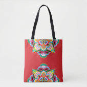 Tote Bag Tiger Dragon Mandala Shoulder Fourre-tout (2 taill (Devant)