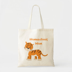 Tote Bag Tiger Homeschool Maman