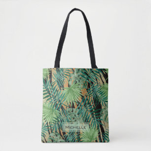 Tote Bag Tiger Stripes Camouflage Jungle Personnalisé