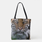 Tote Bag Tiger tête et visage (Dos)