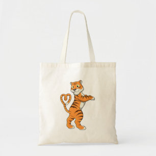 Tote Bag Tigre avec coeur
