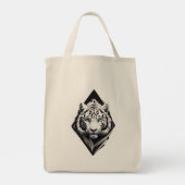 Tote Bag Tigre blanc (Dos)