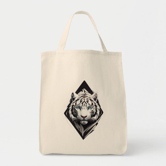 Tote Bag Tigre blanc (Devant)