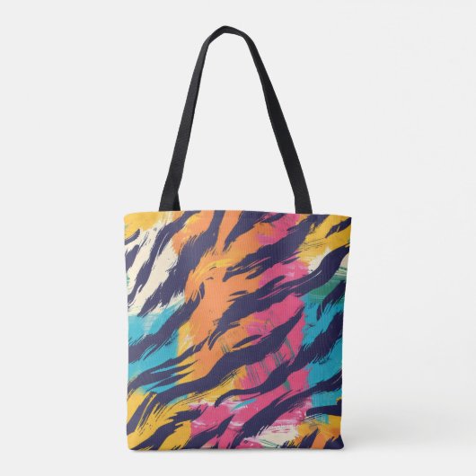 Tote Bag Tigre coloré (Dos)