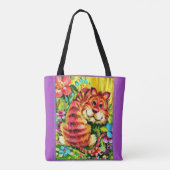 Tote Bag tigre coloré (Dos)