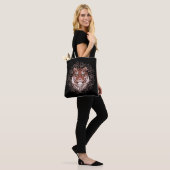 Tote Bag Tigre dans l'herbe (Sur le modèle)