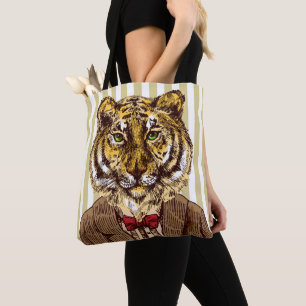 Tote Bag Tigre dans l'usage de soirée