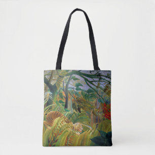 Tote Bag Tigre dans une tempête tropicale, Rousseau