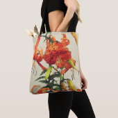 Tote Bag Tigre d'Aquarelle orange Lily 1 (De près)