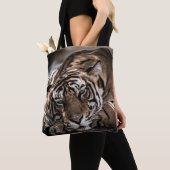Tote Bag Tigre de Ranthambore : gros plan. (De près)