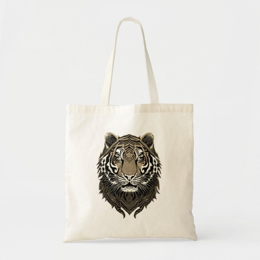 Tote Bag Tigre détaillé (Devant)