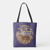 Tote Bag Tigre et dragon (Dos)