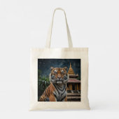Tote Bag Tigre et Temple (Dos)