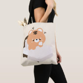 Tote Bag Tigre fatigué mignon (De près)