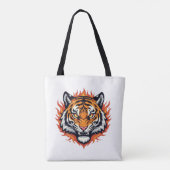 Tote Bag Tigre Silencieux – Précision et Puissance (Dos)