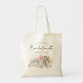 Tote Bag Tigres Tropical Boho Enterrement de Vie de Célibat (Devant)