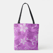 Tote Bag Tikis pourpre (Dos)