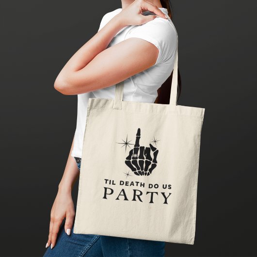 Tote Bag Til Death Do Us Party Bachelorette Party