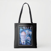 Tote Bag Tim Walz Retro 90s (Devant)
